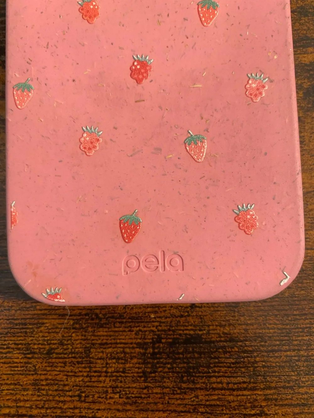 Pela Pink Strawberry Print iPhone 16 Pro Case